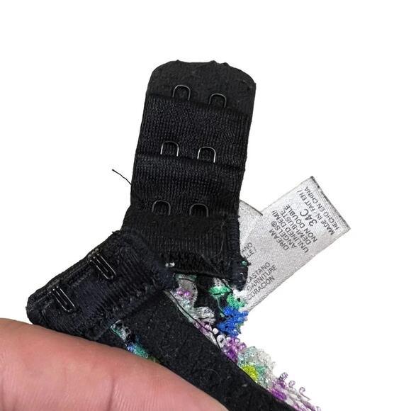 Victoria's Secret Dream Angels Colorful Lace Unlined Demi Bra 34C - Picture 6 of 7